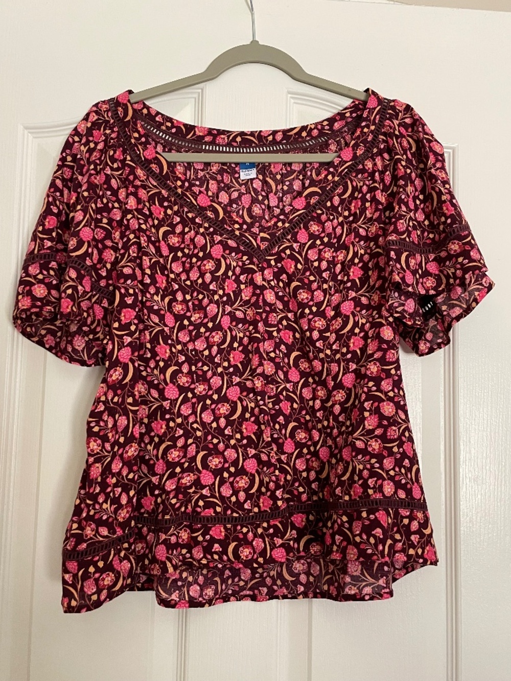 Old Navy Floral Flowy Boho Top